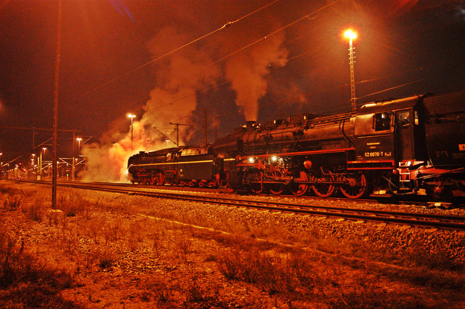 Lokwechsel in Chemnitz Hbf 06.12.2014