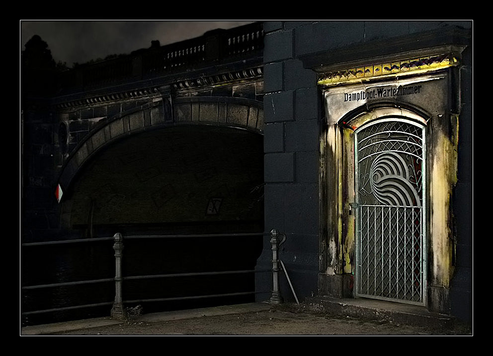 * Lombardsbrücke oder Dampfboot-Wartezimmer *