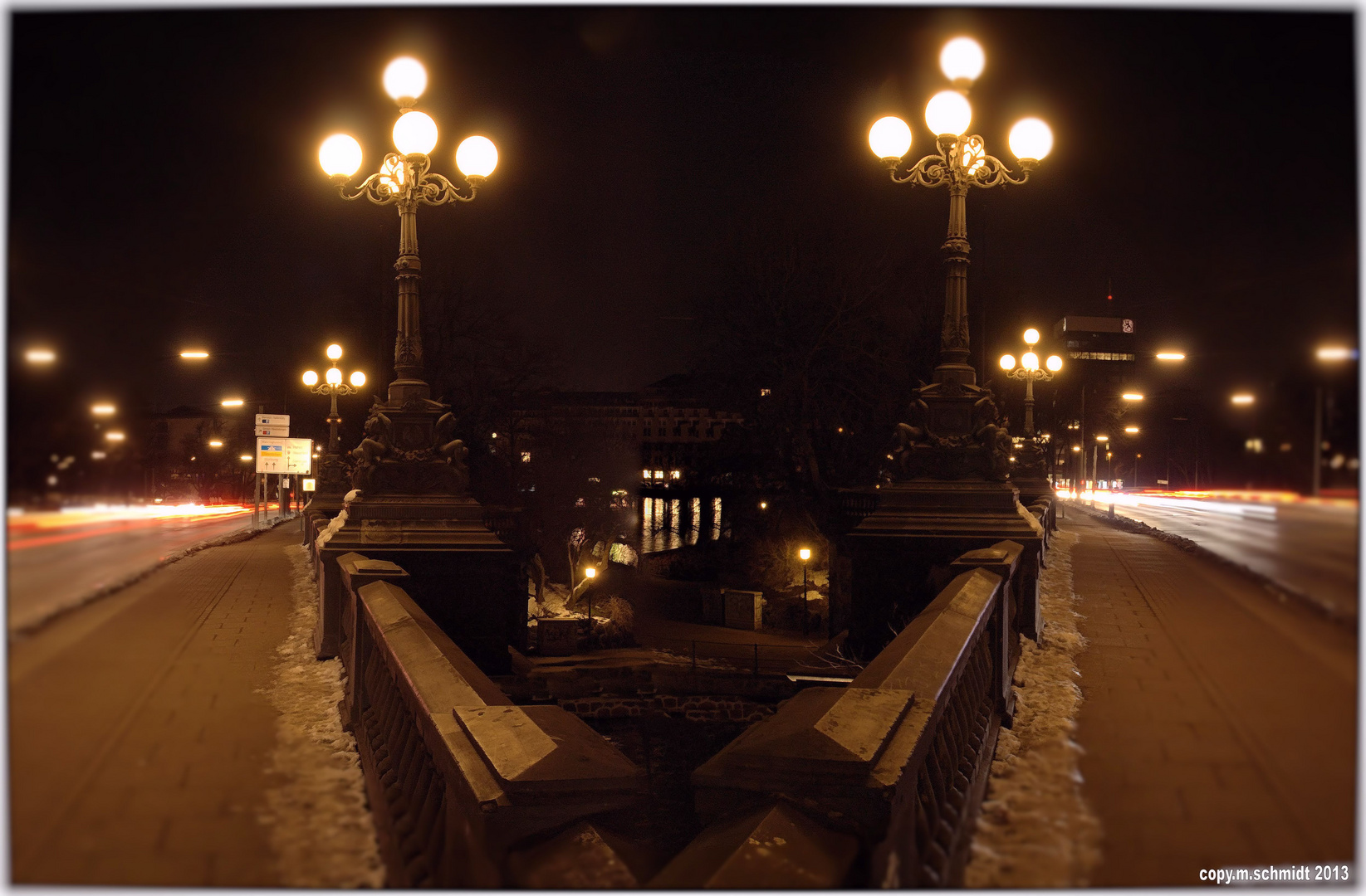 Lombardsbrücke über der Alster