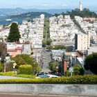 Lombardstreet mit Blick auf Meer