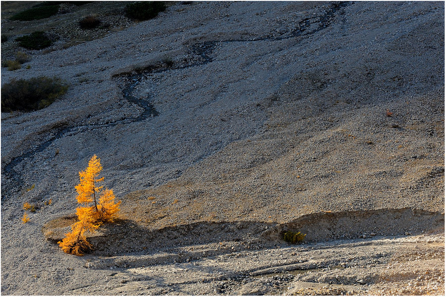 L'ombre du soleil.