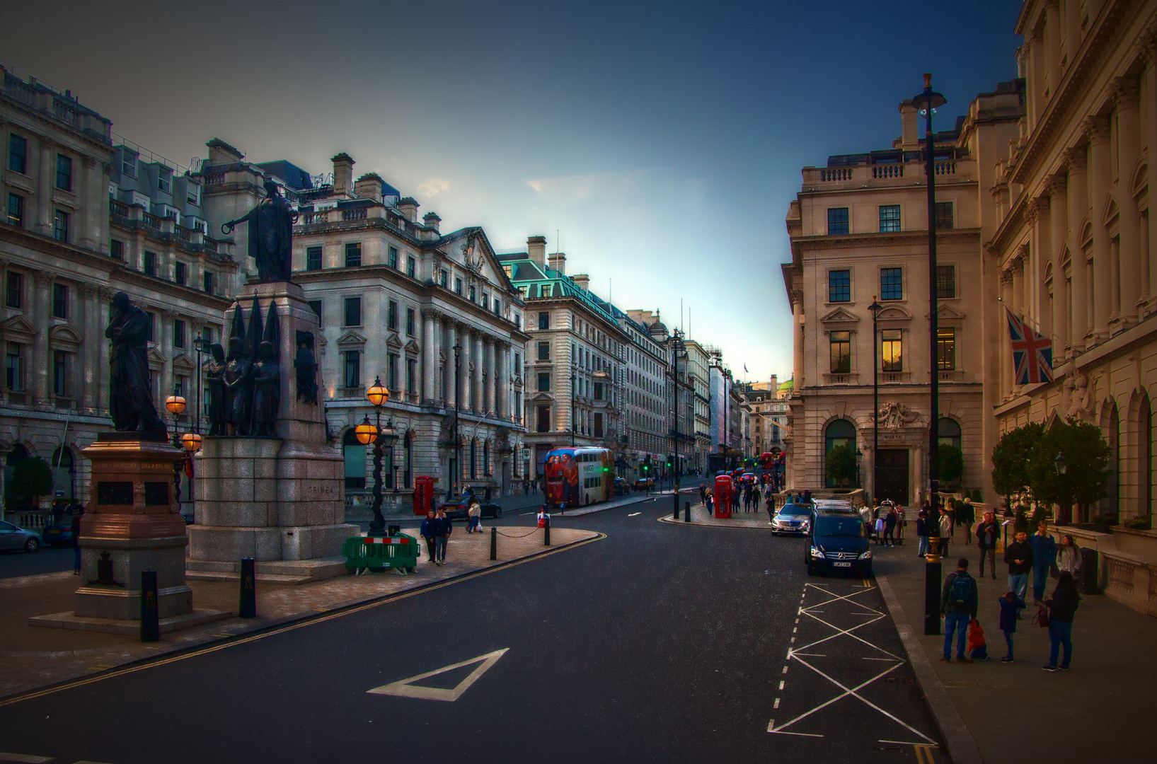 London - An einem Sonntag Abend im September