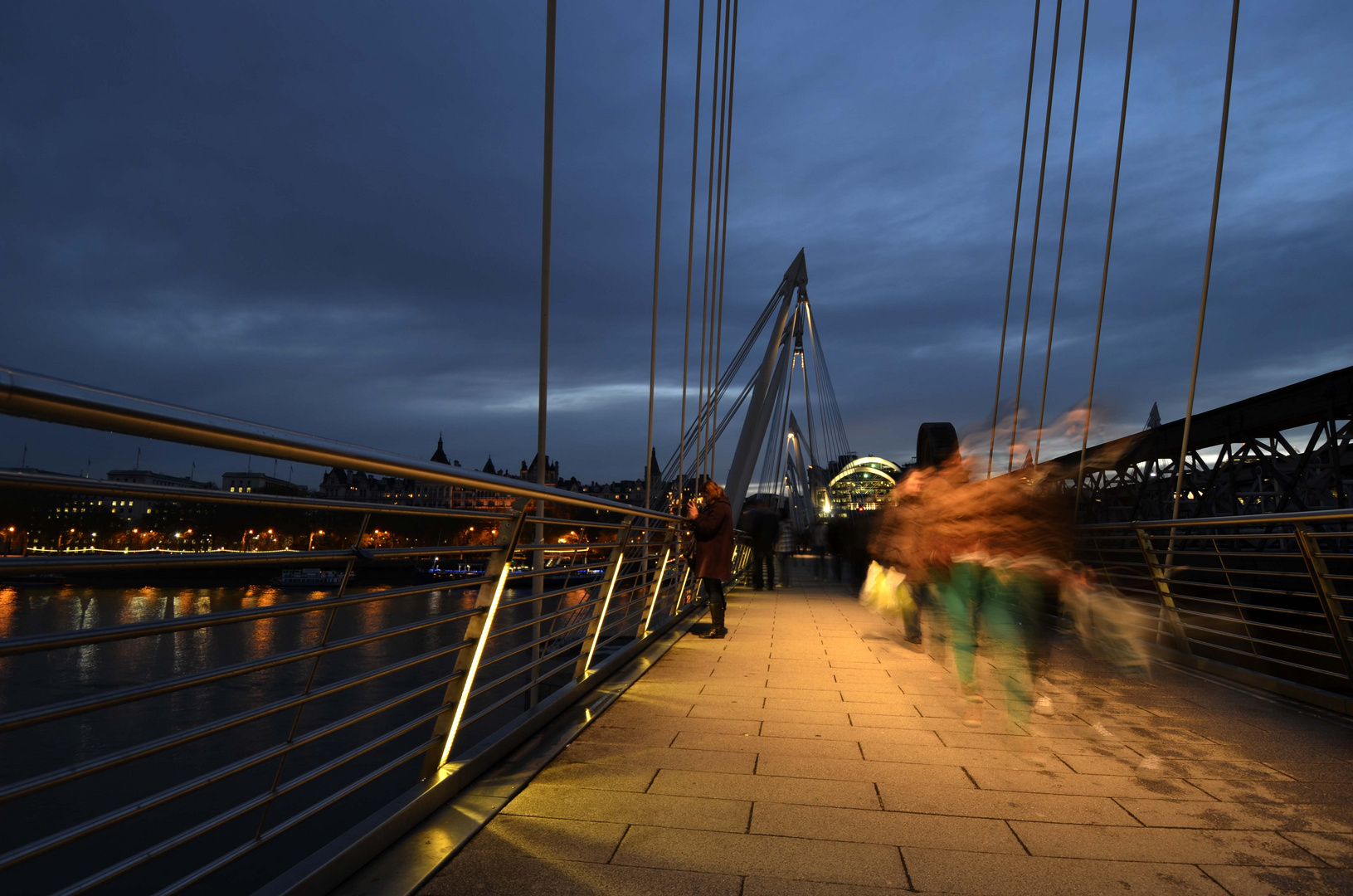 London at night