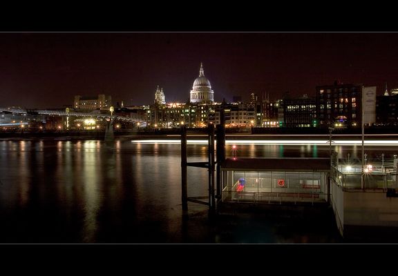 London at night