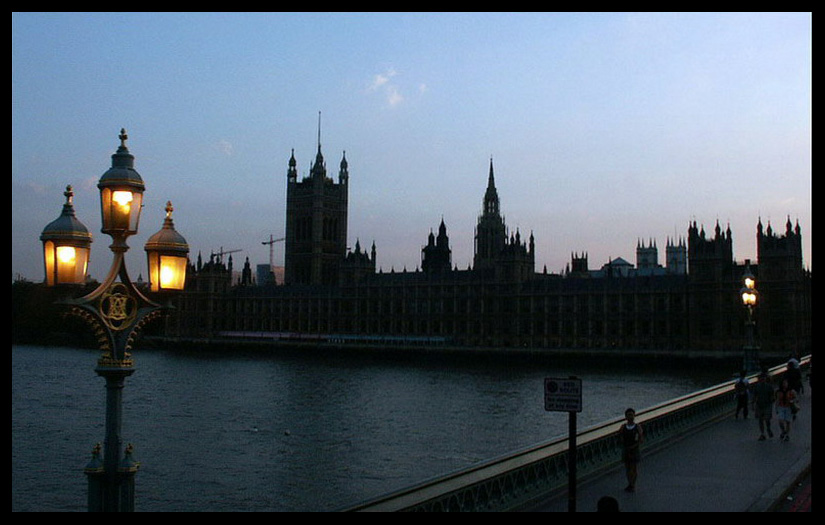 London bei Dämmerung