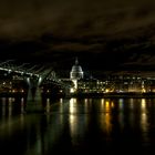 London bei Nacht Skyline St Paul's