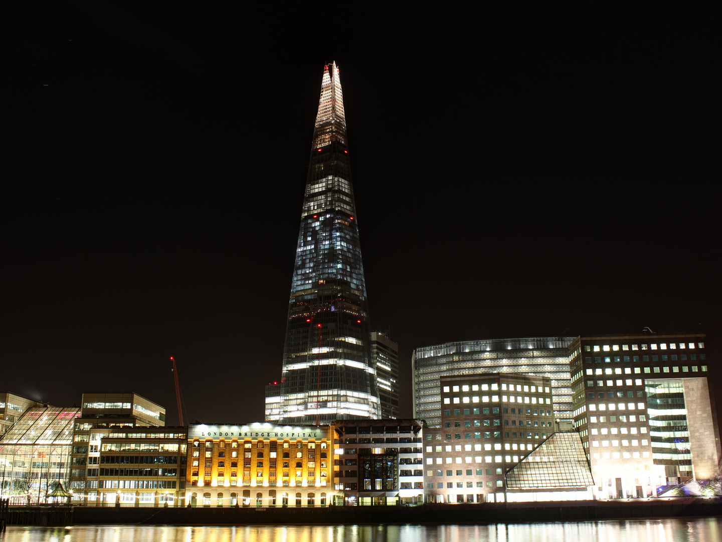 London bei Nacht The Shard 2