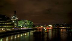 London bei Nacht - Themse - Skyline - HDR