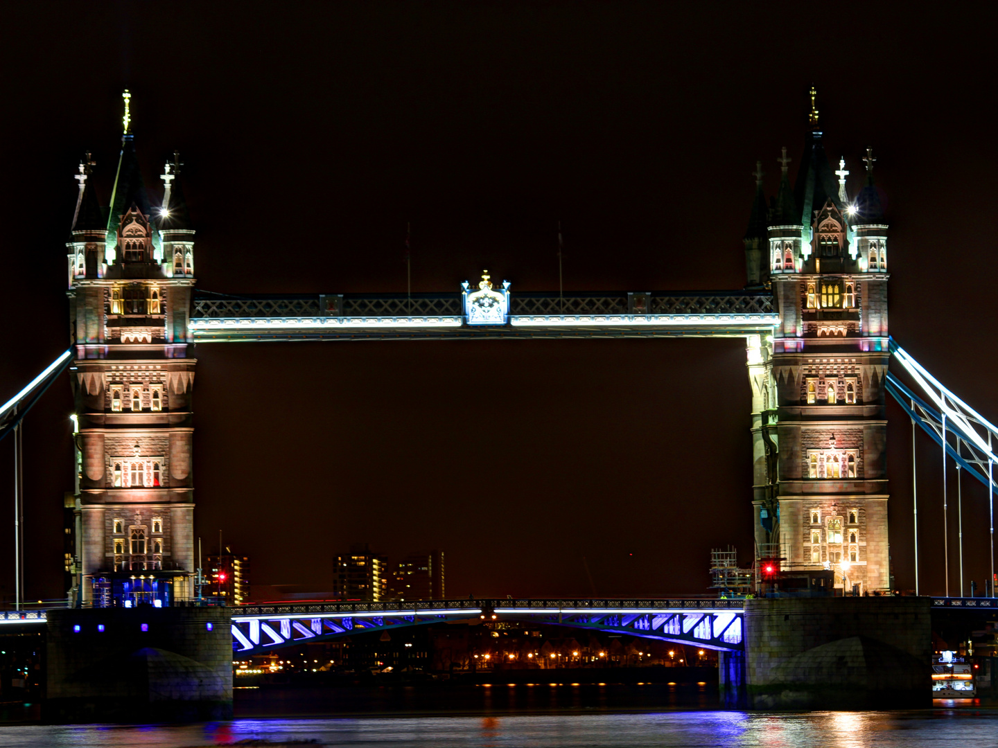 London bei Nacht Tower Bridge 2