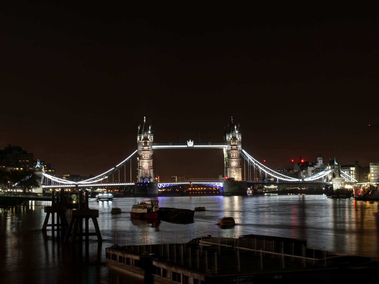 London bei Nacht Tower Bridge
