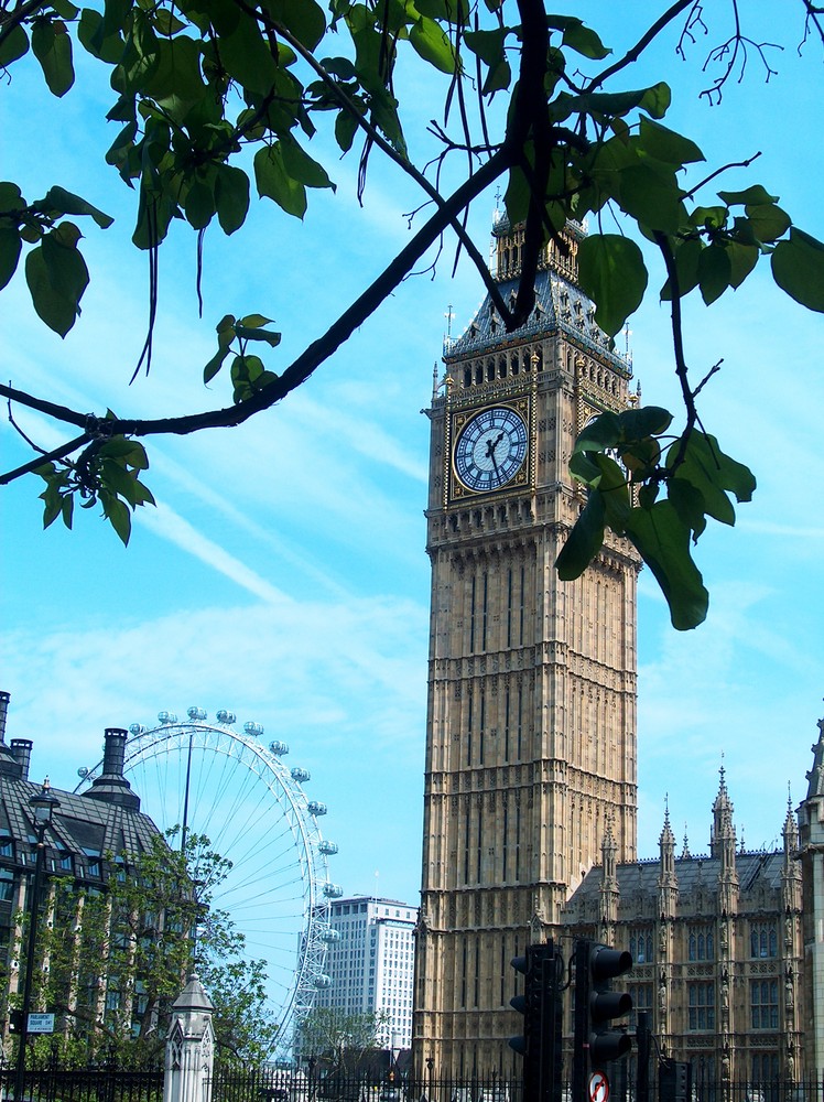 London Big Ben & London's Eye