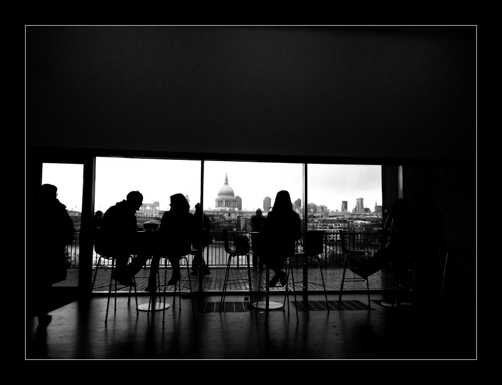 London: Blick aus der Tate Gallery of Modern Art