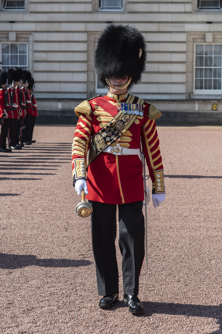 London, Buckingham Palace, changing the guard