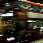 London Bus bei Nacht 