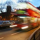 London Bus by Night