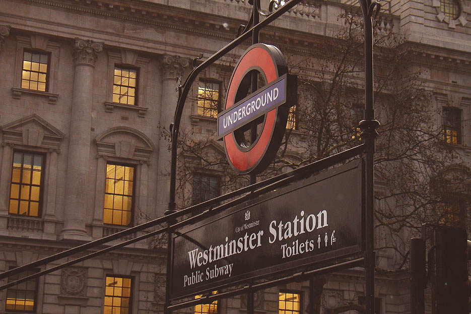 London Calling: UNDERGROUND Westminster Station Public Subway