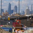 London: Canary-Wharf - Baustelle