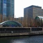 London: Canary-Wharf - Südausgang der U-Bahn-Station