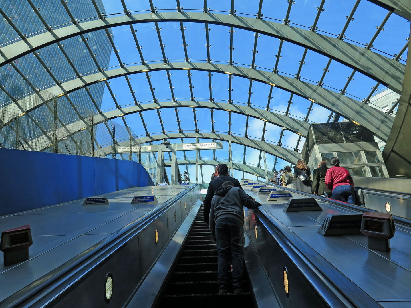 London: Canary-Wharf - U-Bahn-Station