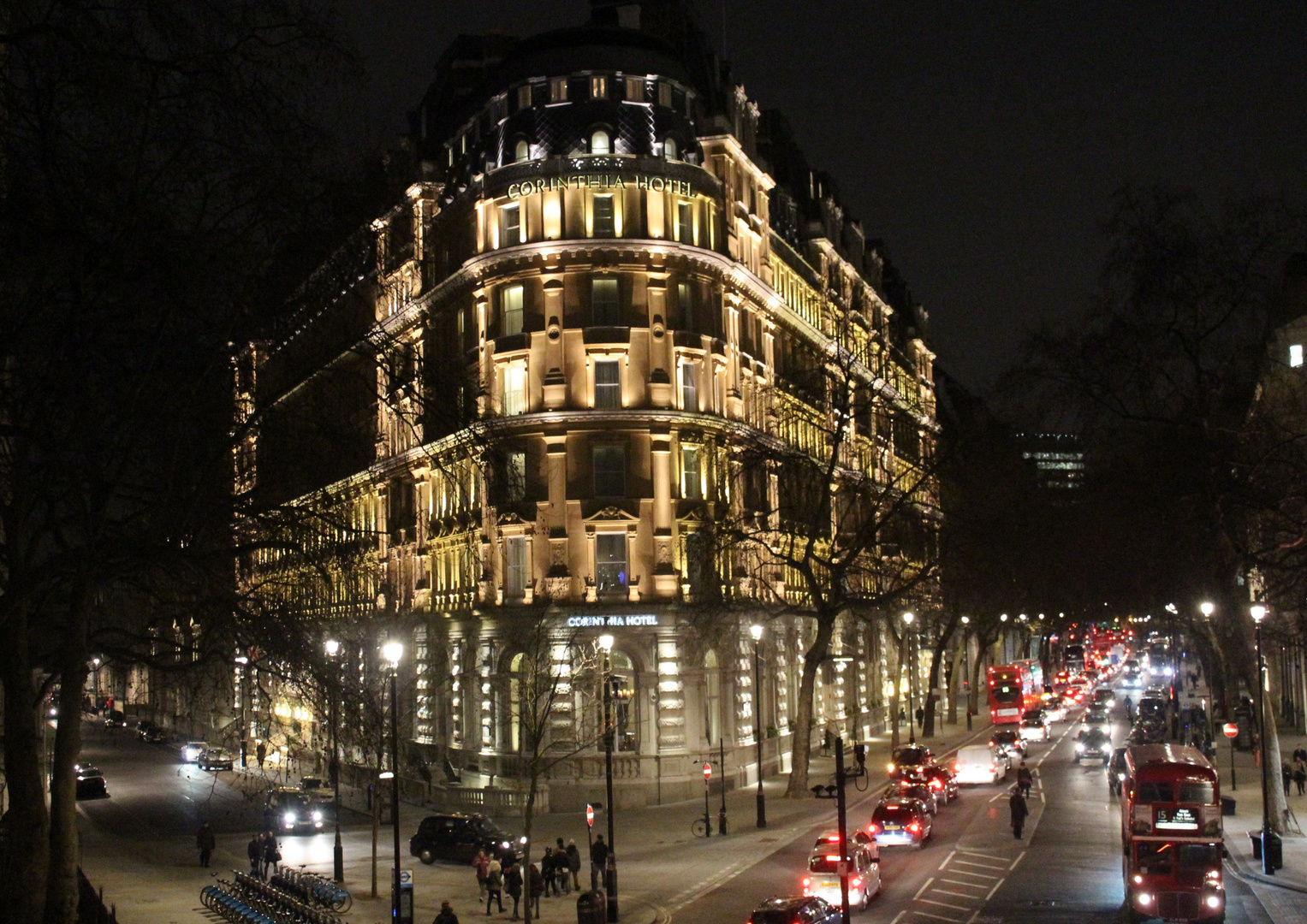 London Embankment at Night