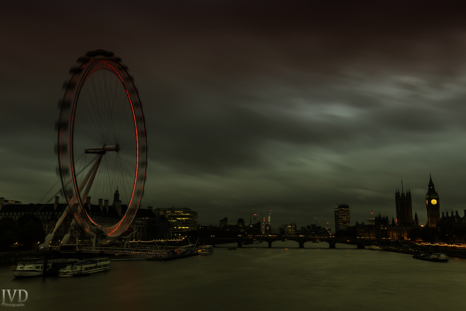 London Eye am Abend