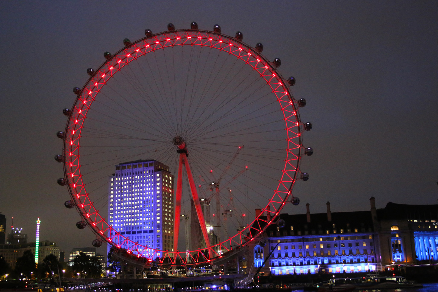 London Eye am Abend