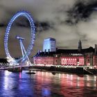 London Eye at night