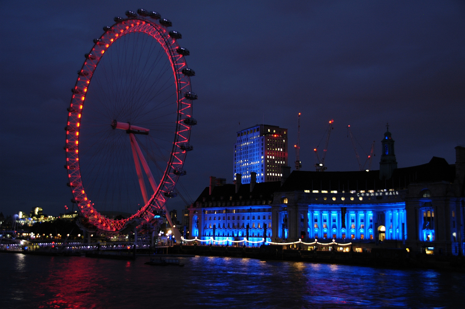 London Eye at night