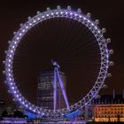 London Eye bei Nacht