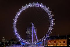 London Eye bei Nacht