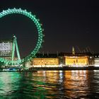 London Eye bei Nacht