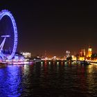 London Eye bei Nacht