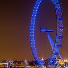 London Eye bei Nacht