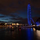 London Eye bei Nacht