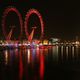 London Eye bei Nacht