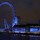 London Eye bei Nacht