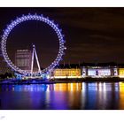 London Eye bei Nacht