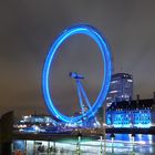 London Eye Blau