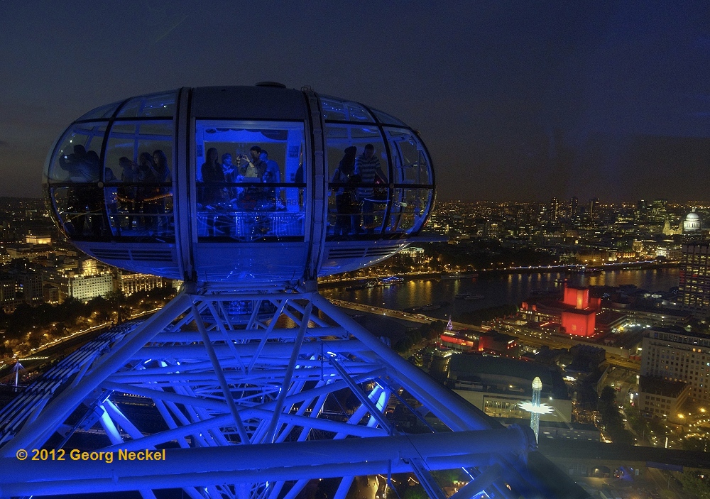 London Eye Blue hour