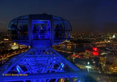 London Eye Blue hour