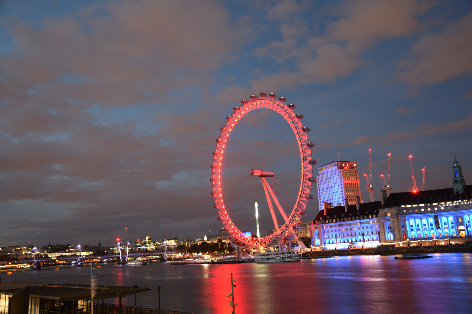 London Eye by night