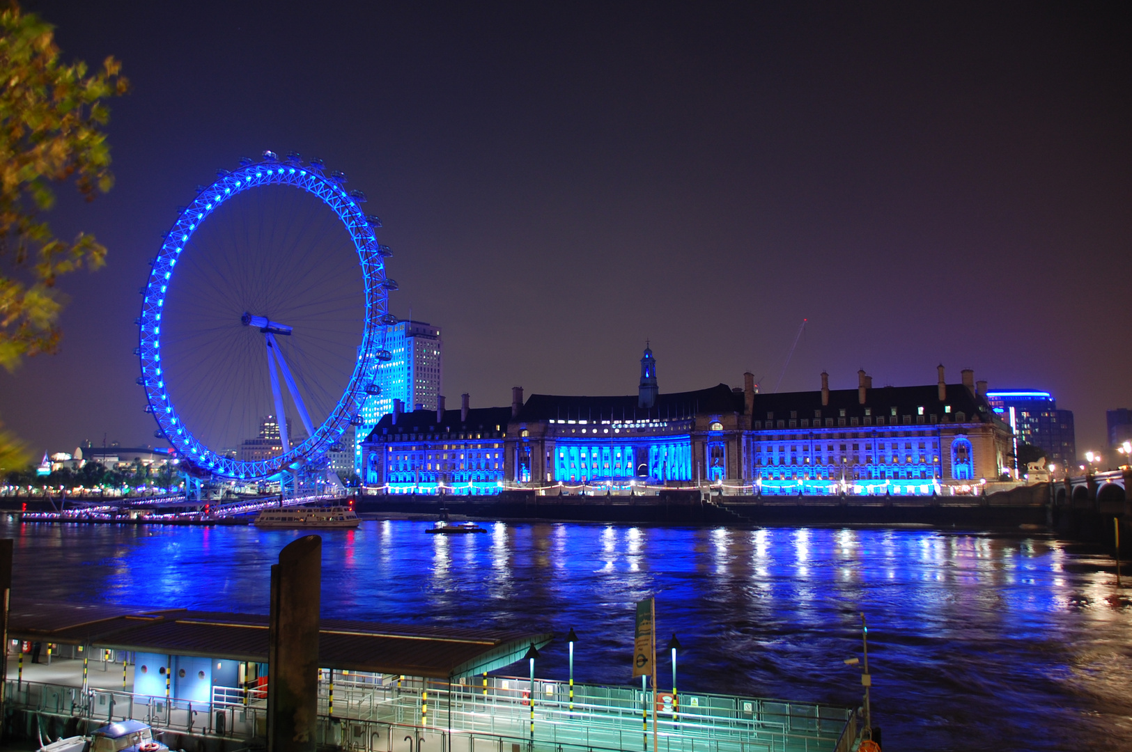 London Eye by night