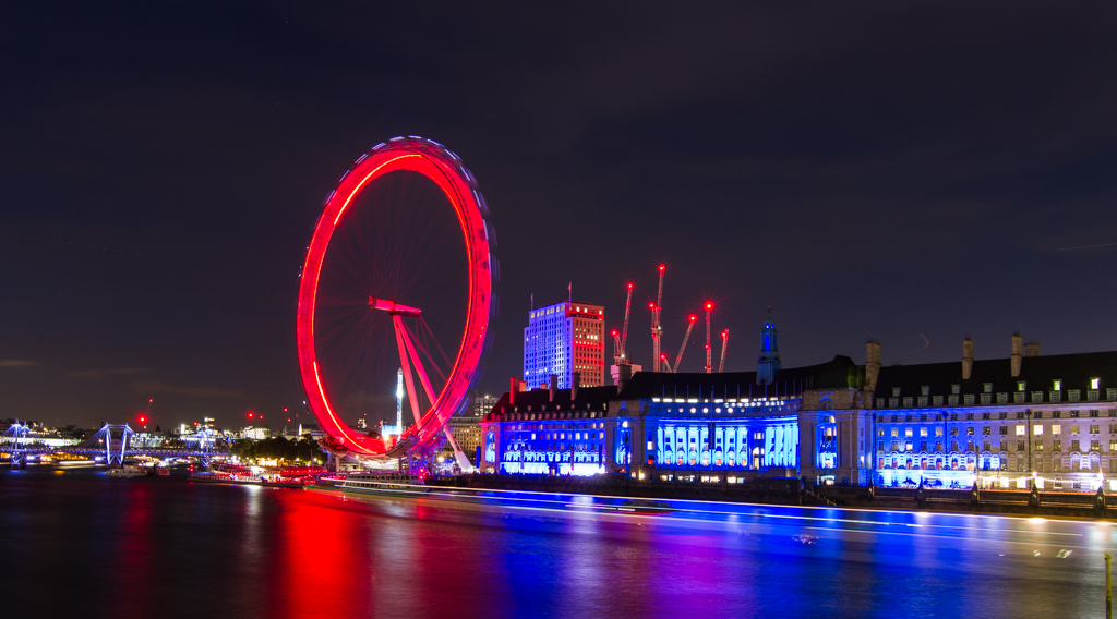 London Eye by night