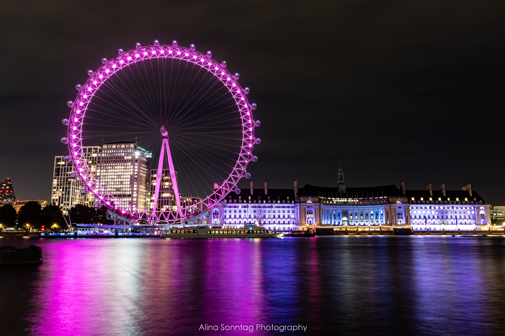 London eye by night