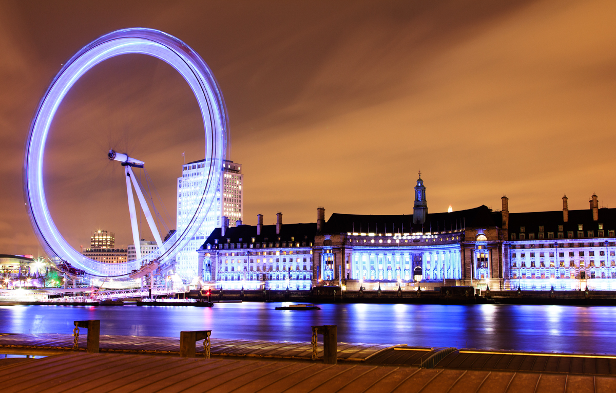 London Eye by night