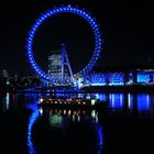 LONDON EYE BY NIGHT