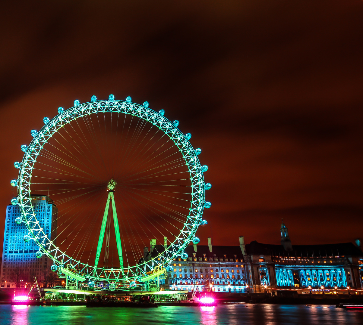 London Eye - Farbimpression