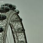 London Eye - Grau in Grau