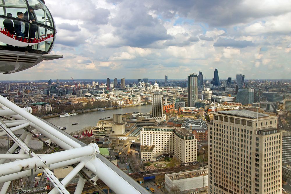 London Eye - hoch über der Stadt, London