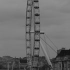 "London Eye" in b/w ,Ostern 2012